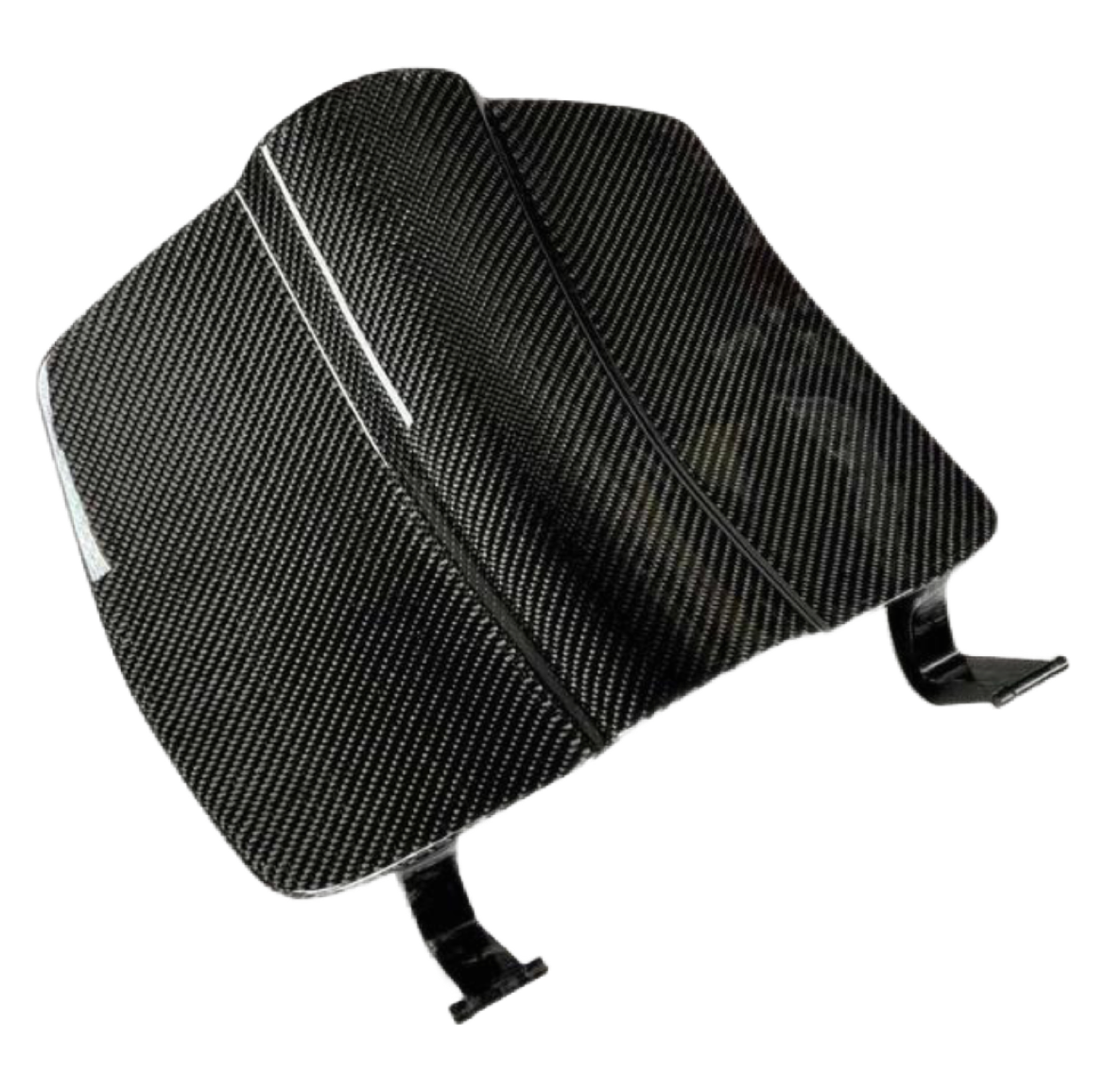 Geweven carbon beenschild klep Vespa Spint/Primavera