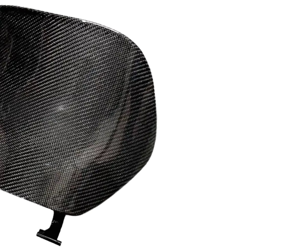 Geweven carbon beenschild klep Piaggio Zip