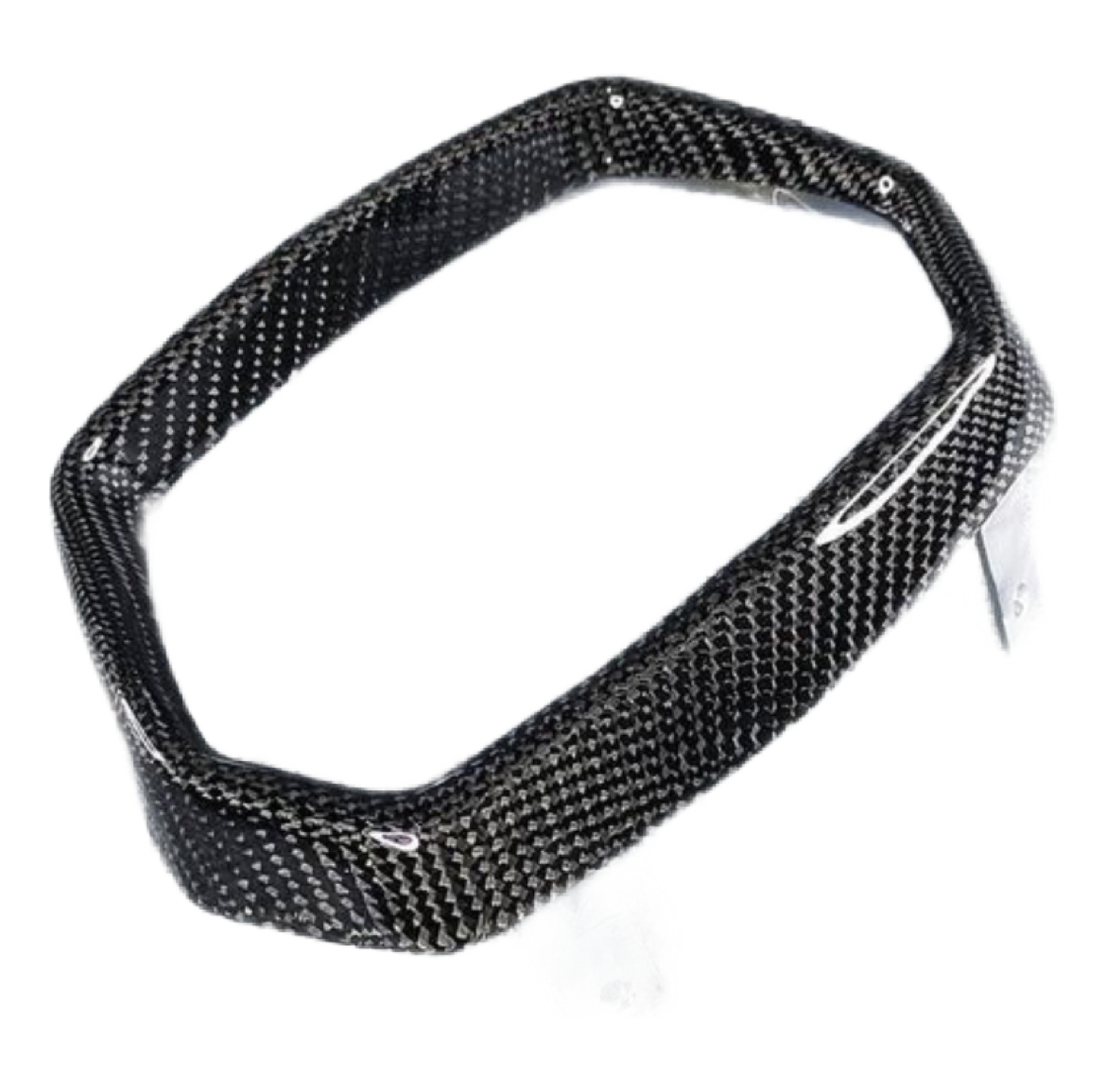 Geweven carbon koplamp rand Vespa Sprint
