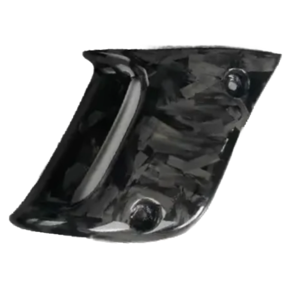 Forged carbon sp spatbord met zij kapje