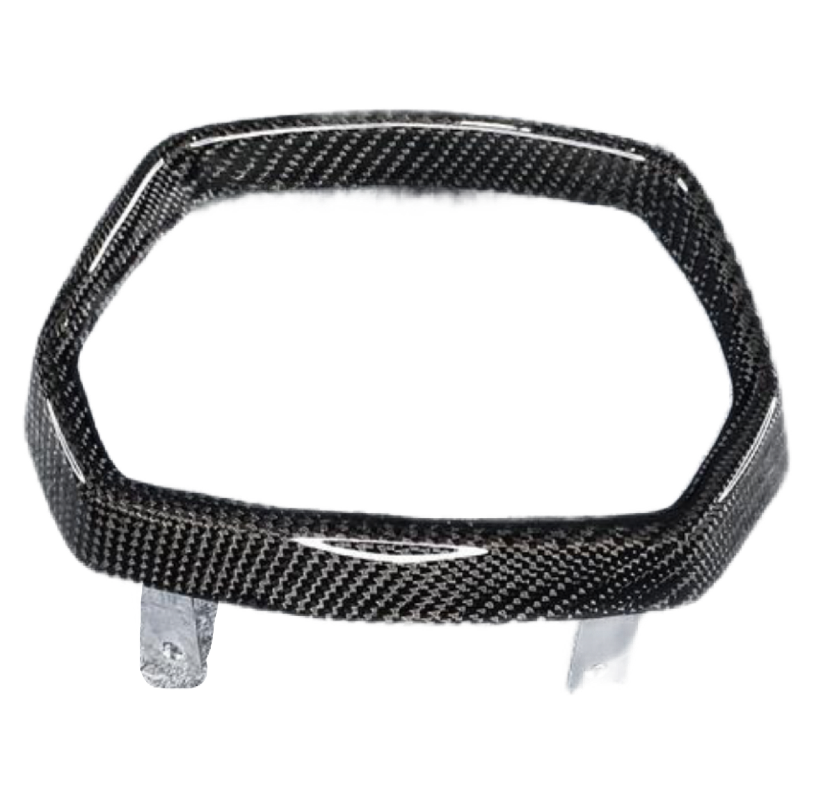 Geweven carbon koplamp rand Vespa Sprint