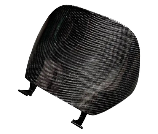 Geweven carbon beenschild klep Piaggio Zip