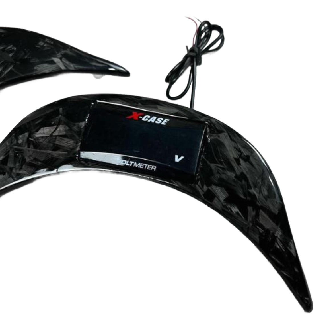 Forged carbon spoiler met voltmeter voor Vespa Sprint/Primavera