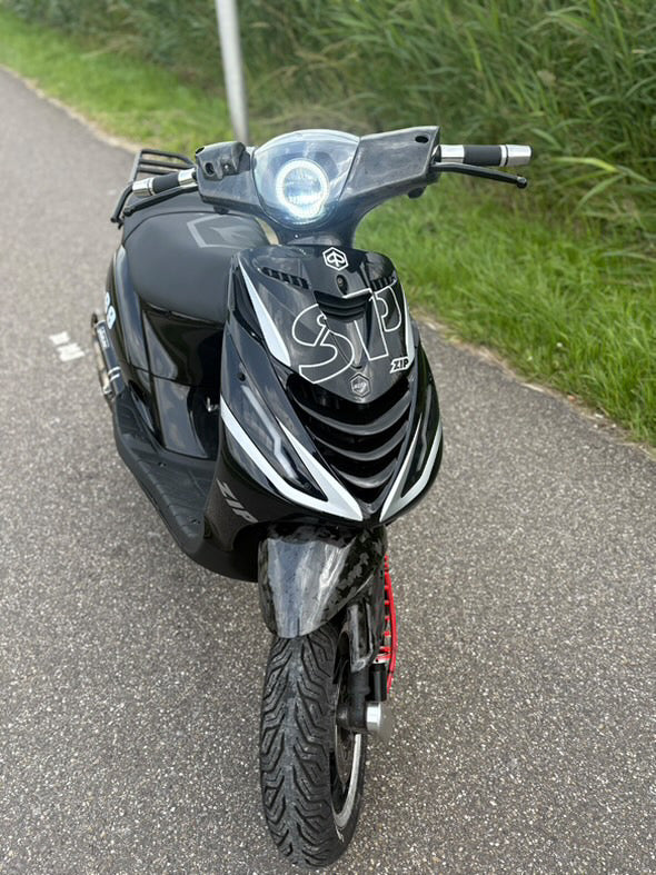 Piaggio Zip Rempot Kapje Geweven Carbon