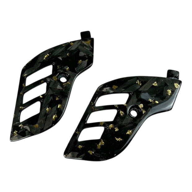 Vespa Sprint & Primavera Otro Schokbreker Kapje Custom Flakes Forged Carbon