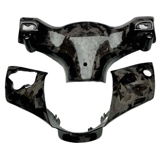 Forged carbon stuurkappen Piaggio Zip