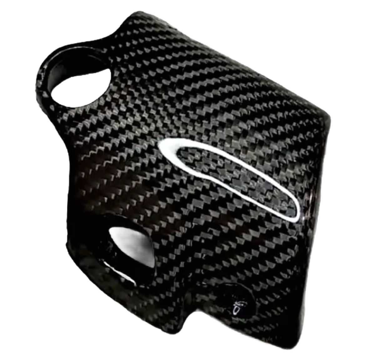 Piaggio Zip Rempot Kapje Geweven Carbon