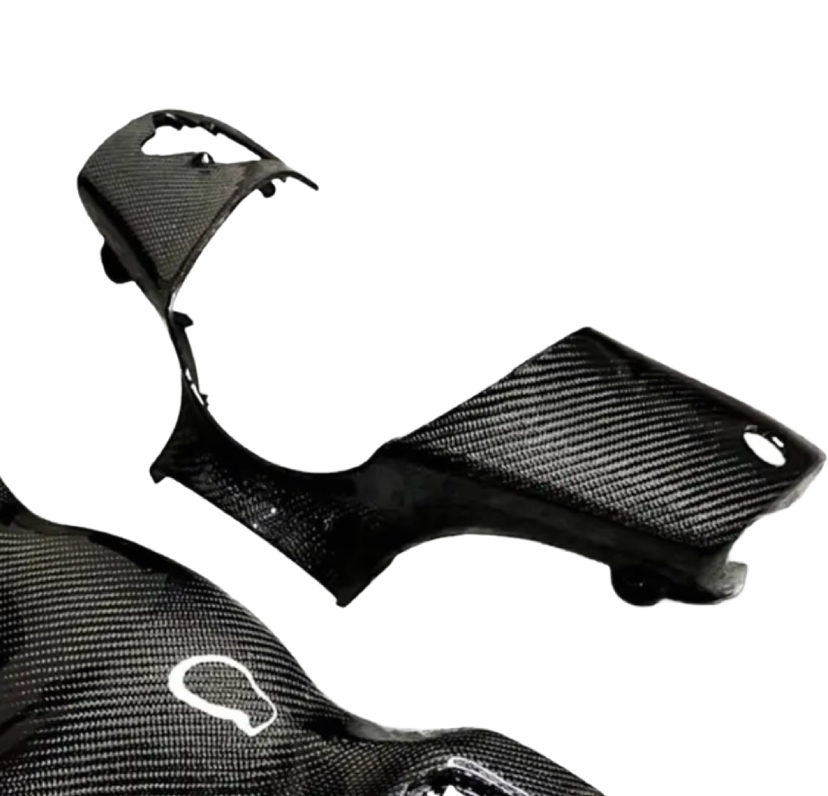 Piaggio Zip Stuurkappen Geweven Carbon