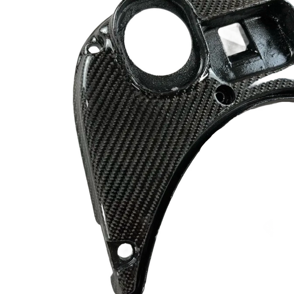 Vespa Sprint & Primavera Tank Kap Geweven Carbon