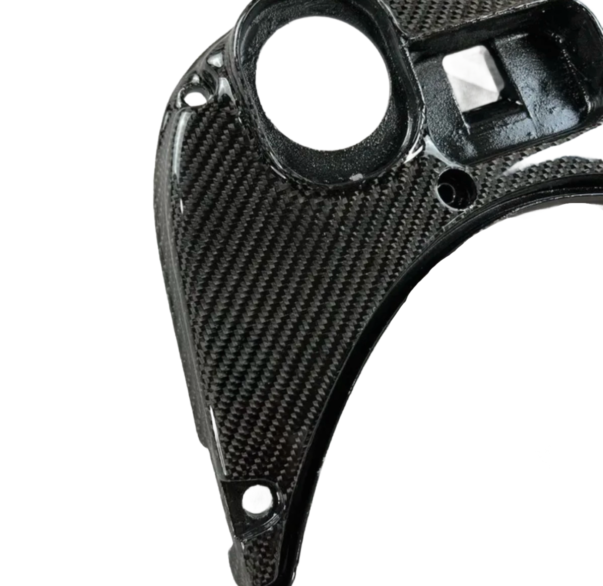 Vespa Sprint & Primavera Tank Kap Geweven Carbon