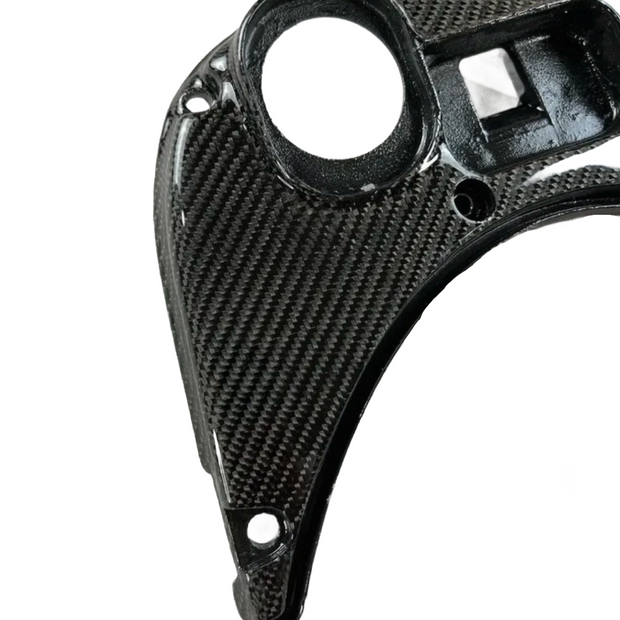 Vespa Sprint & Primavera Tank Kap Geweven Carbon