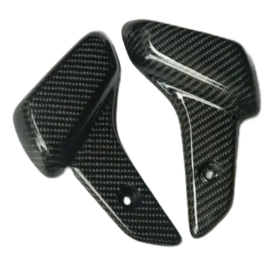 Vespa Sprint & Primavera Voetsteuntjes Geweven Carbon