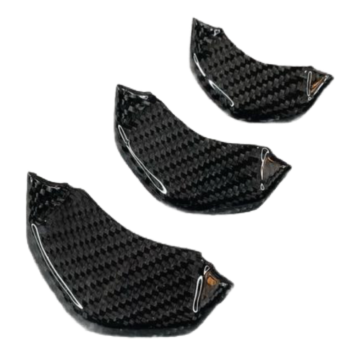 Vespa Sprint & Primavera Claxonneus Vinnen Geweven Carbon