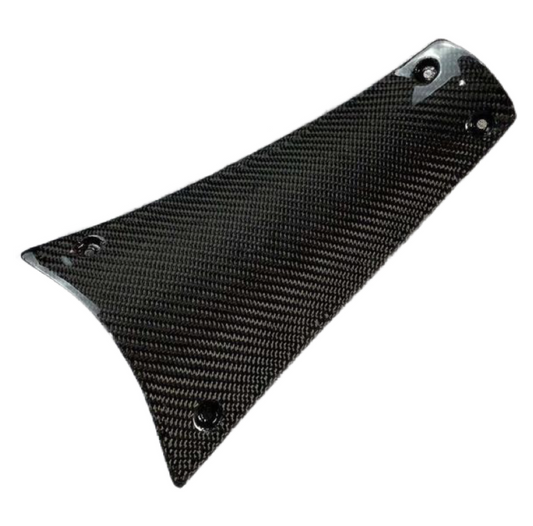 Geweven carbon accu kapje Vespa Sprint/Primavera