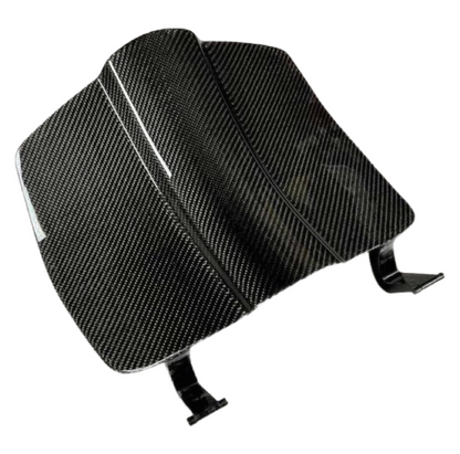 Geweven carbon beenschild klep Vespa Spint/Primavera