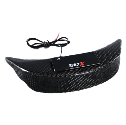 geweven carbon spoiler met voltmeter voor Vespa Sprint/Primavera