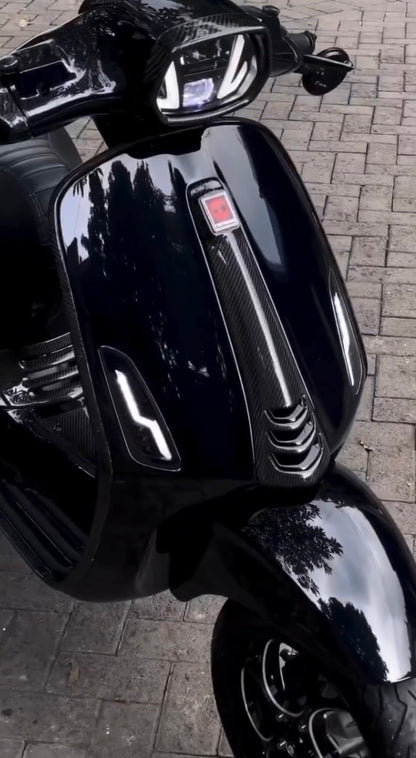 Vespa Sprint & Primavera Claxonneus Geweven Carbon