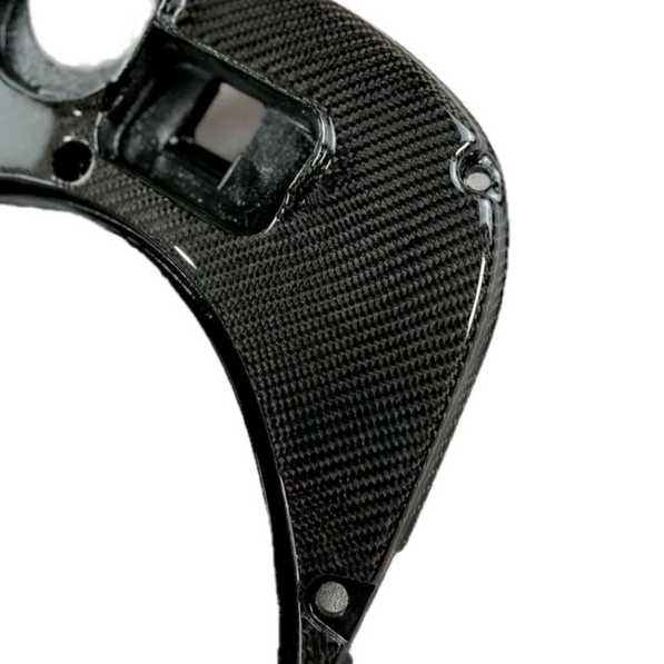 Vespa Sprint & Primavera Tank Kap Geweven Carbon