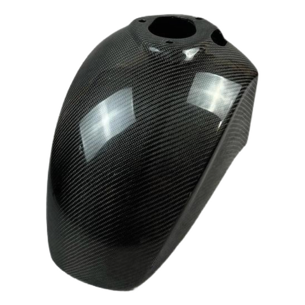 Vespa Sprint & Primavera Voorspatbord Geweven Carbon