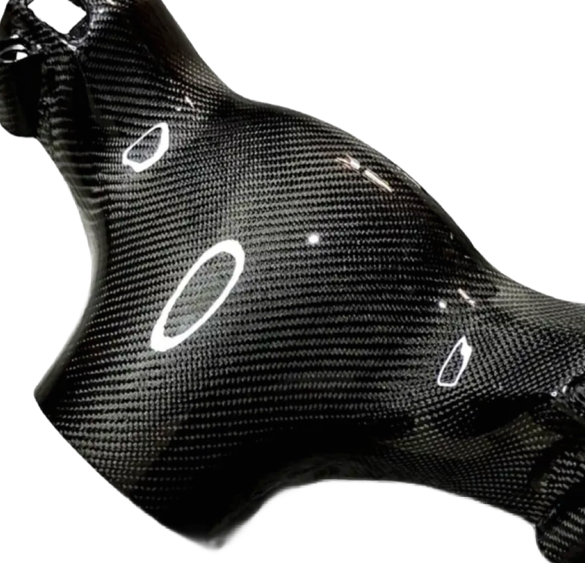 Piaggio Zip Stuurkappen Geweven Carbon