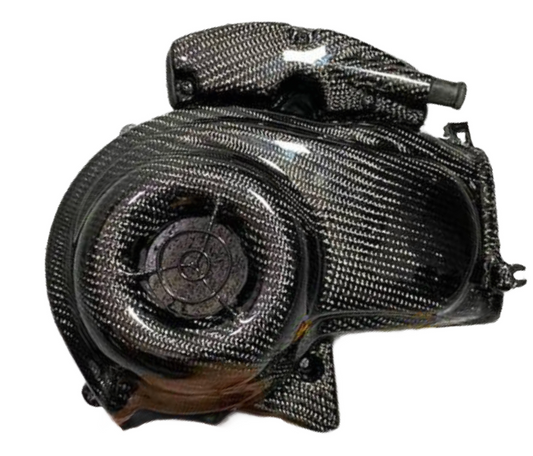 Geweven carbon koelkap Piaggio Zip