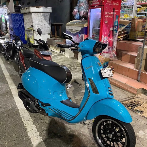 Vespa Sprint & Primavera Hitteschild Geweven Carbon