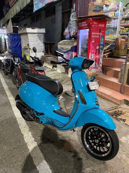 Vespa Sprint & Primavera Hitteschild Geweven Carbon