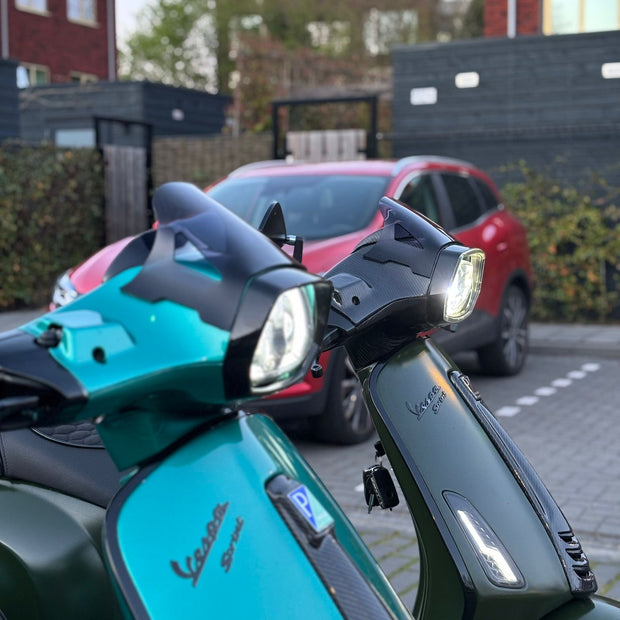 Indo Windscherm Vespa Sprint & Primavera Smoked