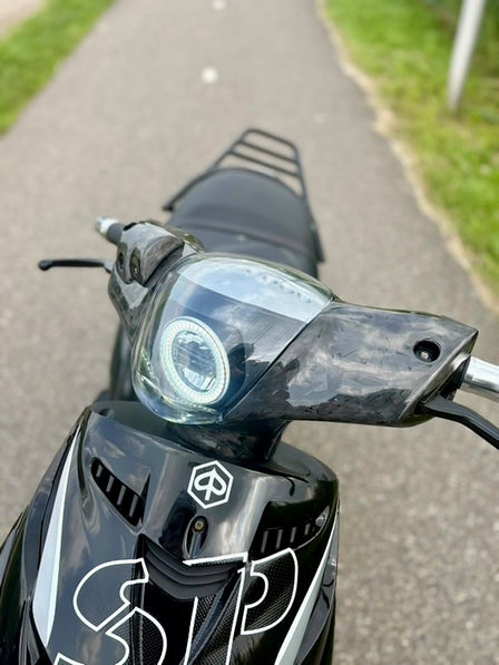 Piaggio Zip Stuurkappen Forged Carbon