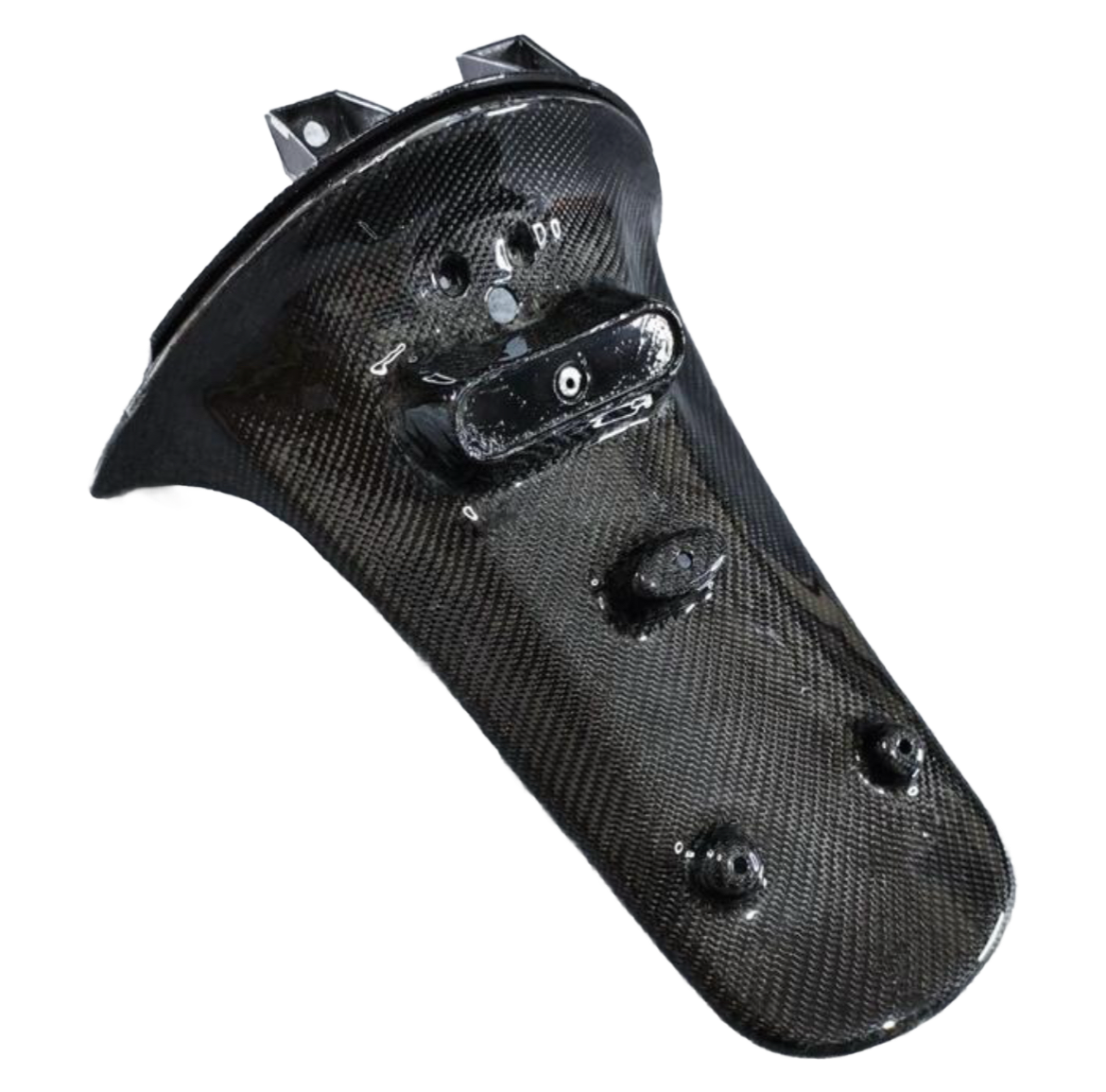 Piaggio Zip Achterspatbord Geweven Carbon