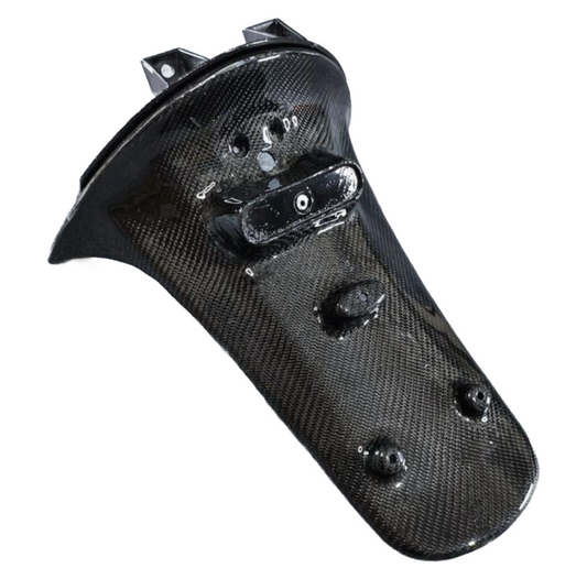 Geweven carbon achterspatbord Piaggio Zip