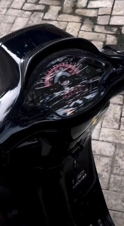 Vespa Sprint & Primavera Cockpit Spoiler Geweven Carbon