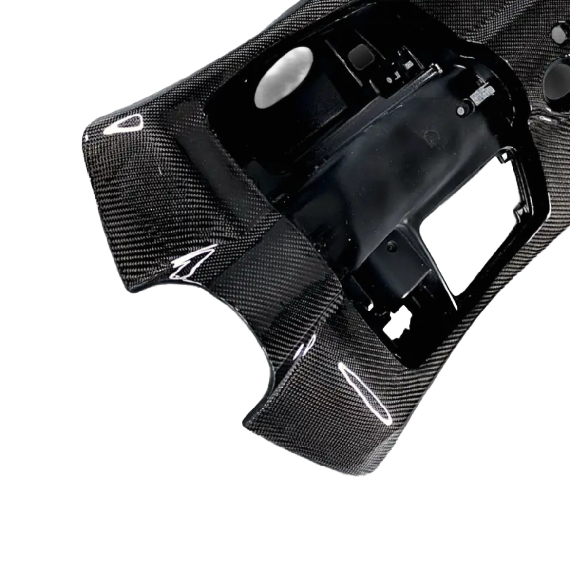 Geweven carbon beenschild Vespa sprint/primavera