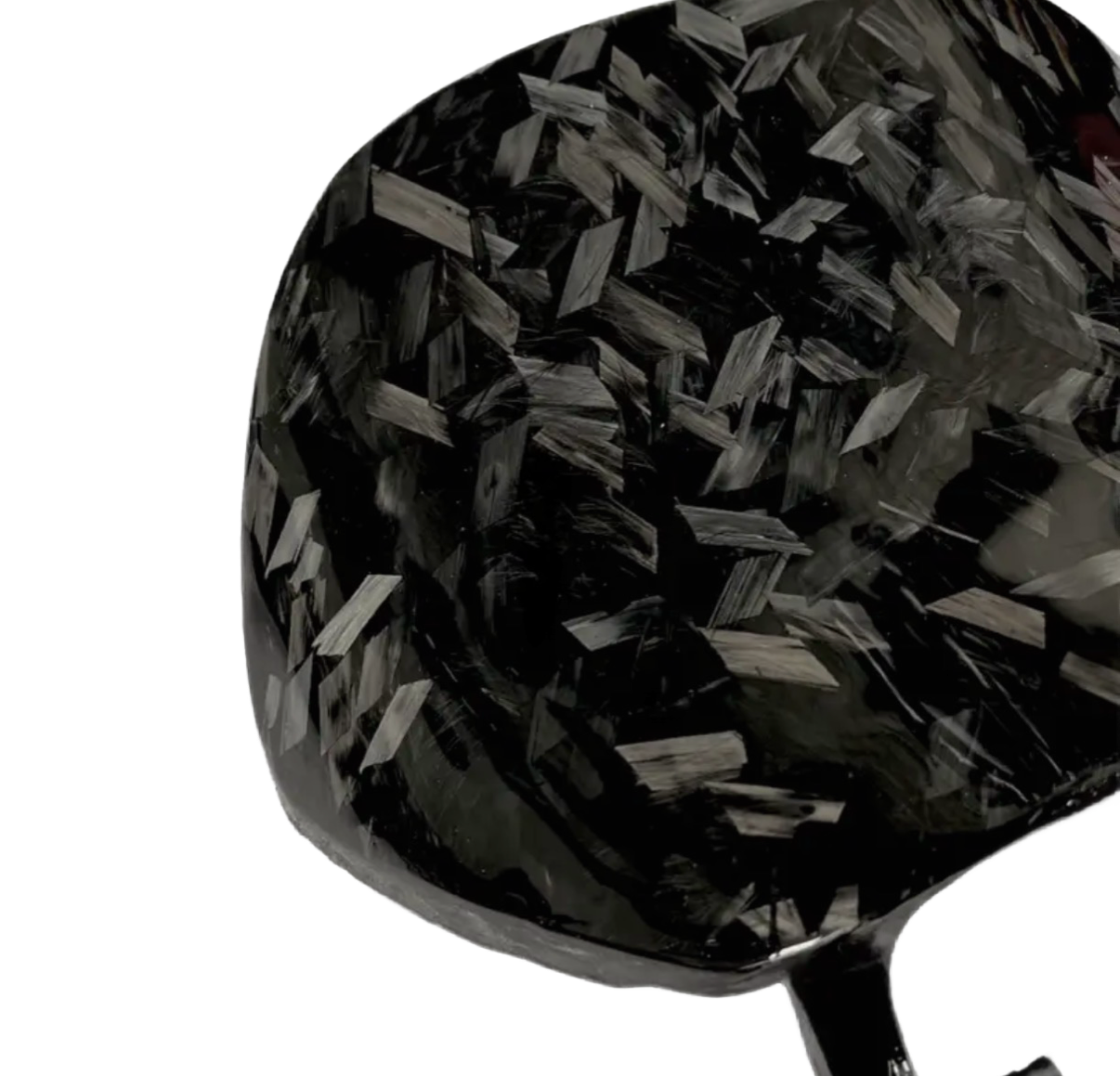 Piaggio Zip Beenschild Klep Custom Flakes Forged Carbon