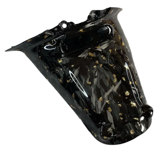 Vespa Sprint & Primavera Achterspatbord Custom Flakes Forged Carbon