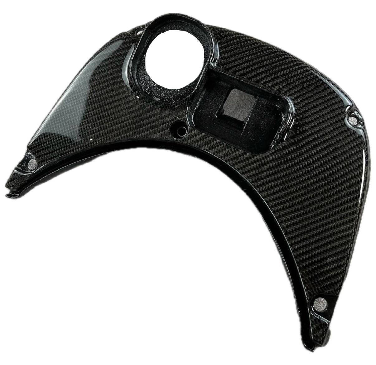 Vespa Sprint & Primavera Tank Kap Geweven Carbon