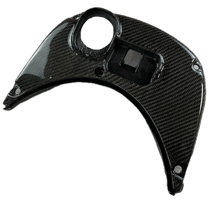 Vespa Sprint & Primavera Tank Kap Geweven Carbon