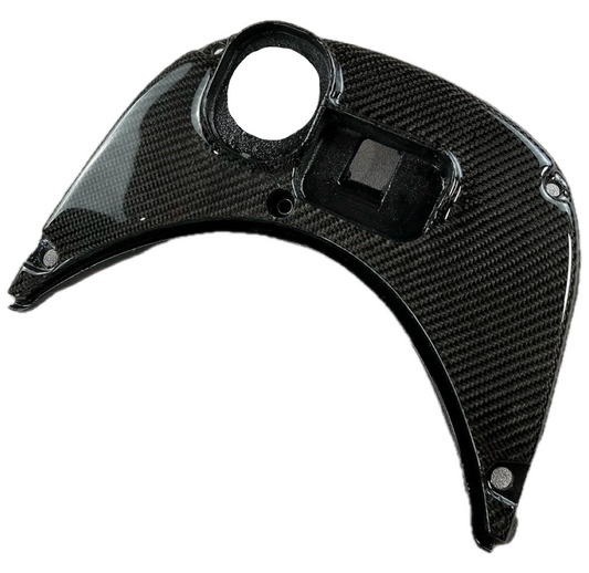 Vespa Sprint & Primavera Tank Kap Geweven Carbon