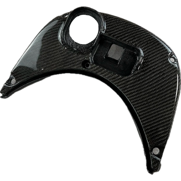 Vespa Sprint & Primavera Tank Kap Geweven Carbon