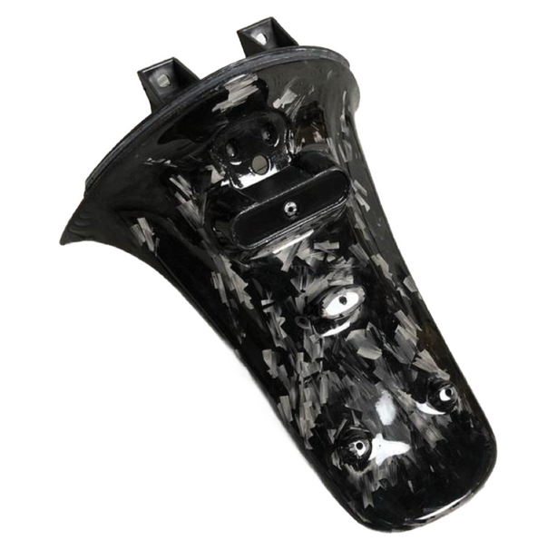 Piaggio Zip Achterspatbord Custom Flakes Forged Carbon