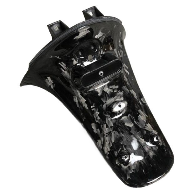 Piaggio Zip Achterspatbord Forged Carbon