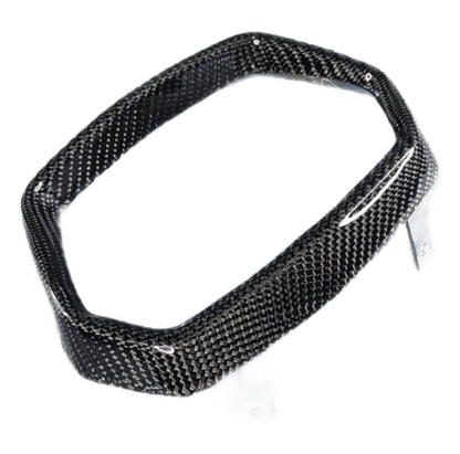 Geweven carbon koplamp rand Vespa Sprint