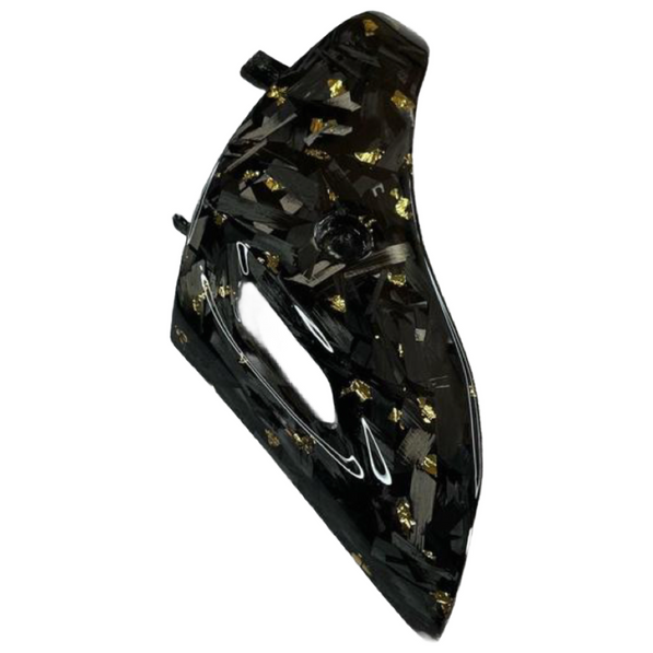 Vespa Sprint & Primavera Schokbreker Kapje Custom Flakes Forged Carbon