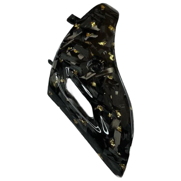 Vespa Sprint & Primavera Schokbreker Kapje Custom Flakes Forged Carbon