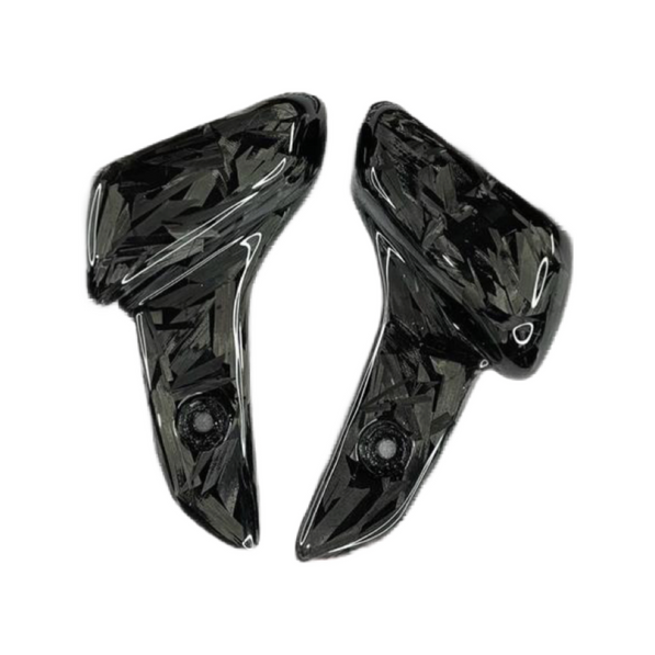 Vespa Sprint & Primavera Voetsteuntjes Forged Carbon