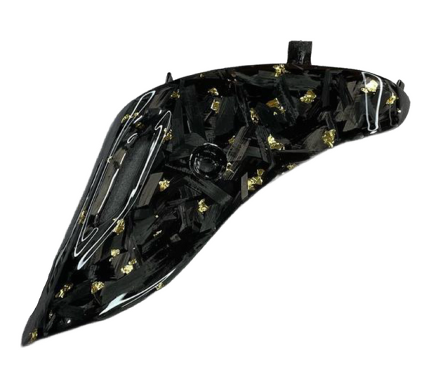 Vespa Sprint & Primavera Schokbreker Kapje Custom Flakes Forged Carbon