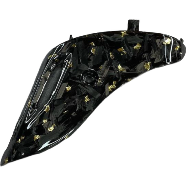Vespa Sprint & Primavera Schokbreker Kapje Custom Flakes Forged Carbon
