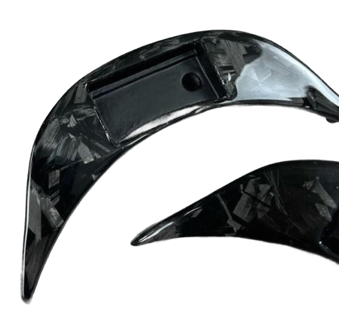 Forged carbon spoiler met voltmeter voor Vespa Sprint/Primavera