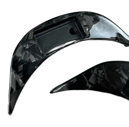 Forged carbon spoiler met voltmeter voor Vespa Sprint/Primavera