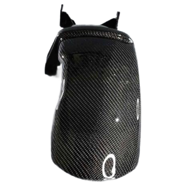 Geweven carbon achterspatbord over wiel Piaggio Zip
